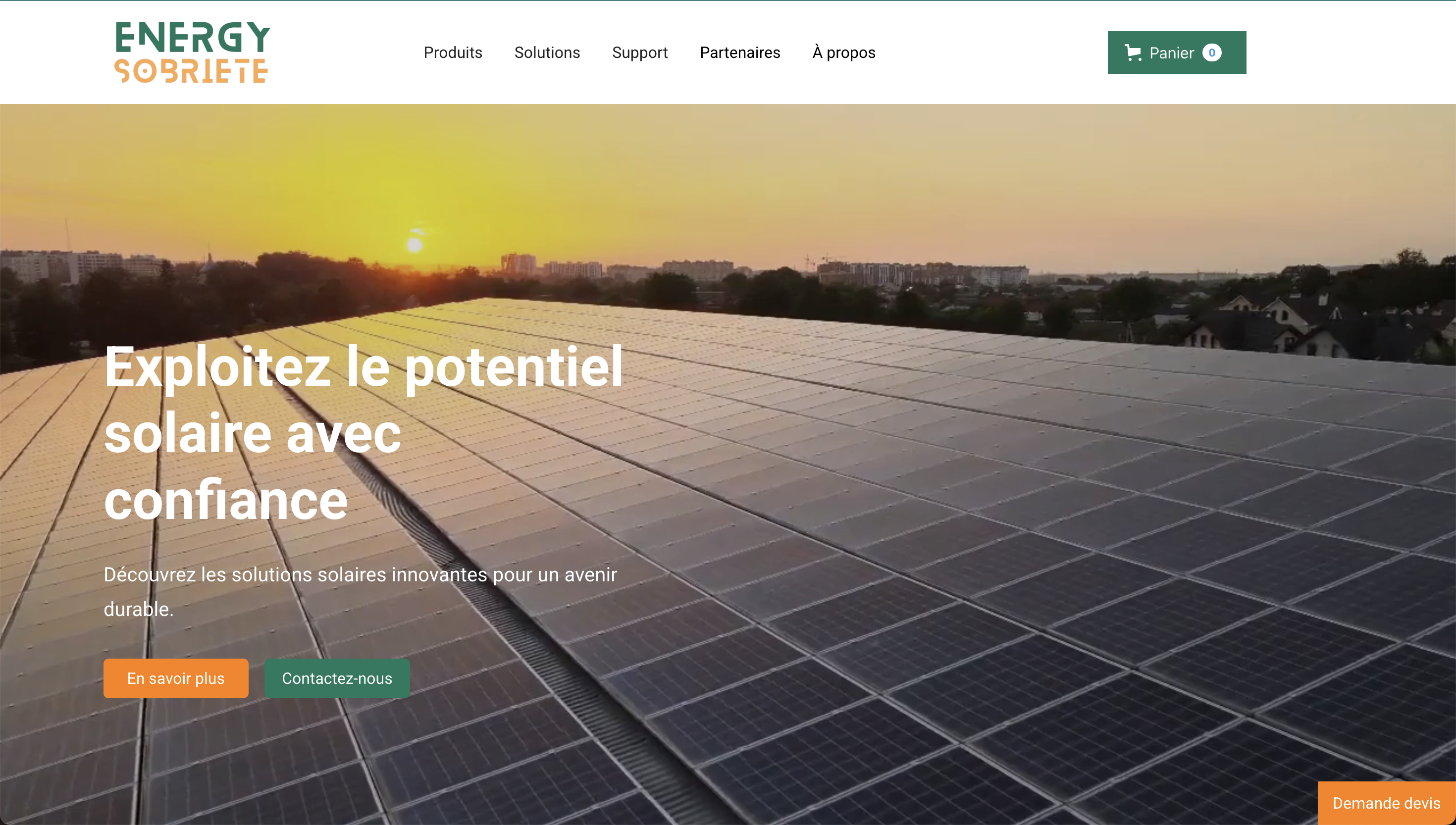 EnergySobriete - Panneaux Photovoltaïques